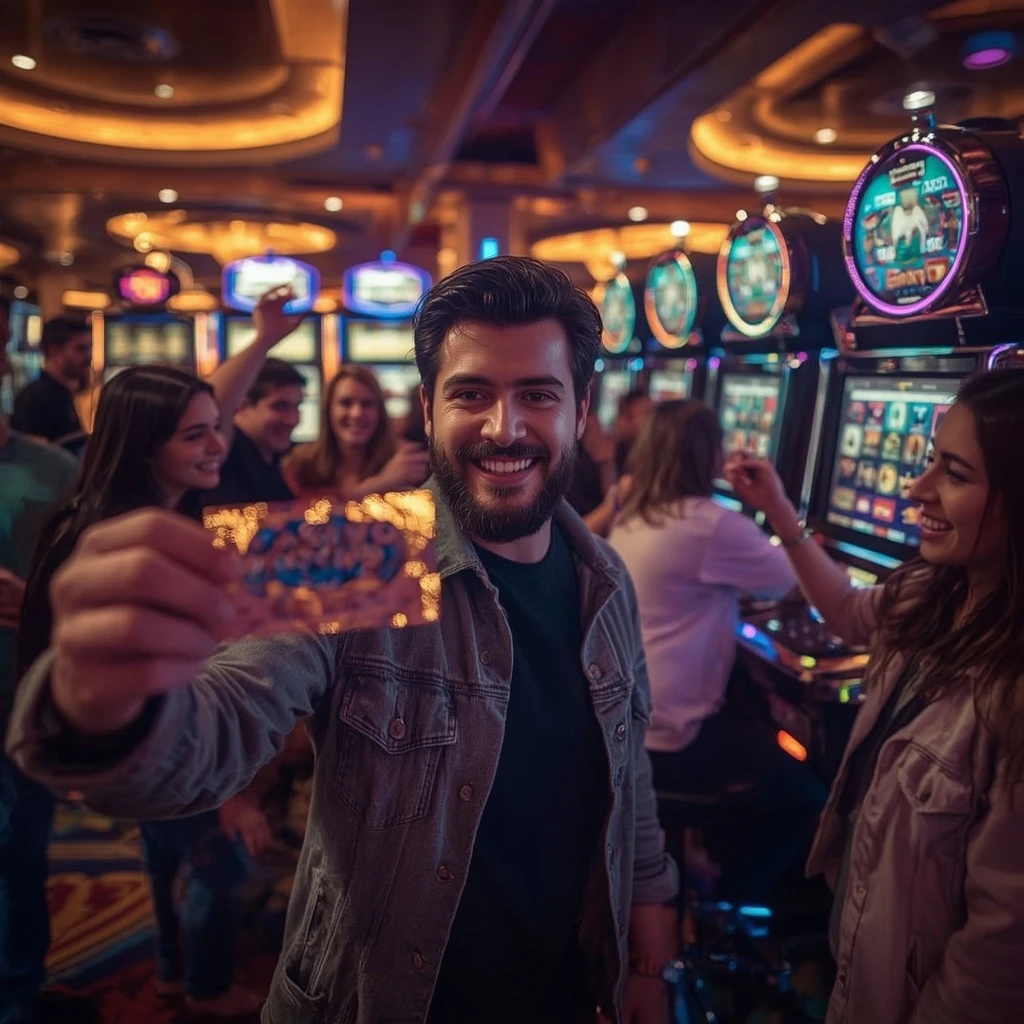une personne avec un bonus BRUNO CASINO